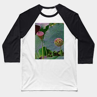 Alchemia, Lotus Seed heads (Just the Two of Us) Baseball T-Shirt